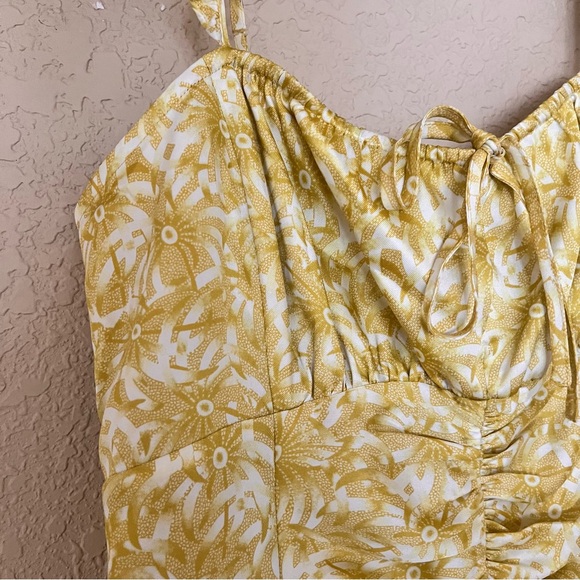 Cinq a Sept Milicent Womens Floral Printed Mid Calf Midi Dress 6 - Picture 7 of 16